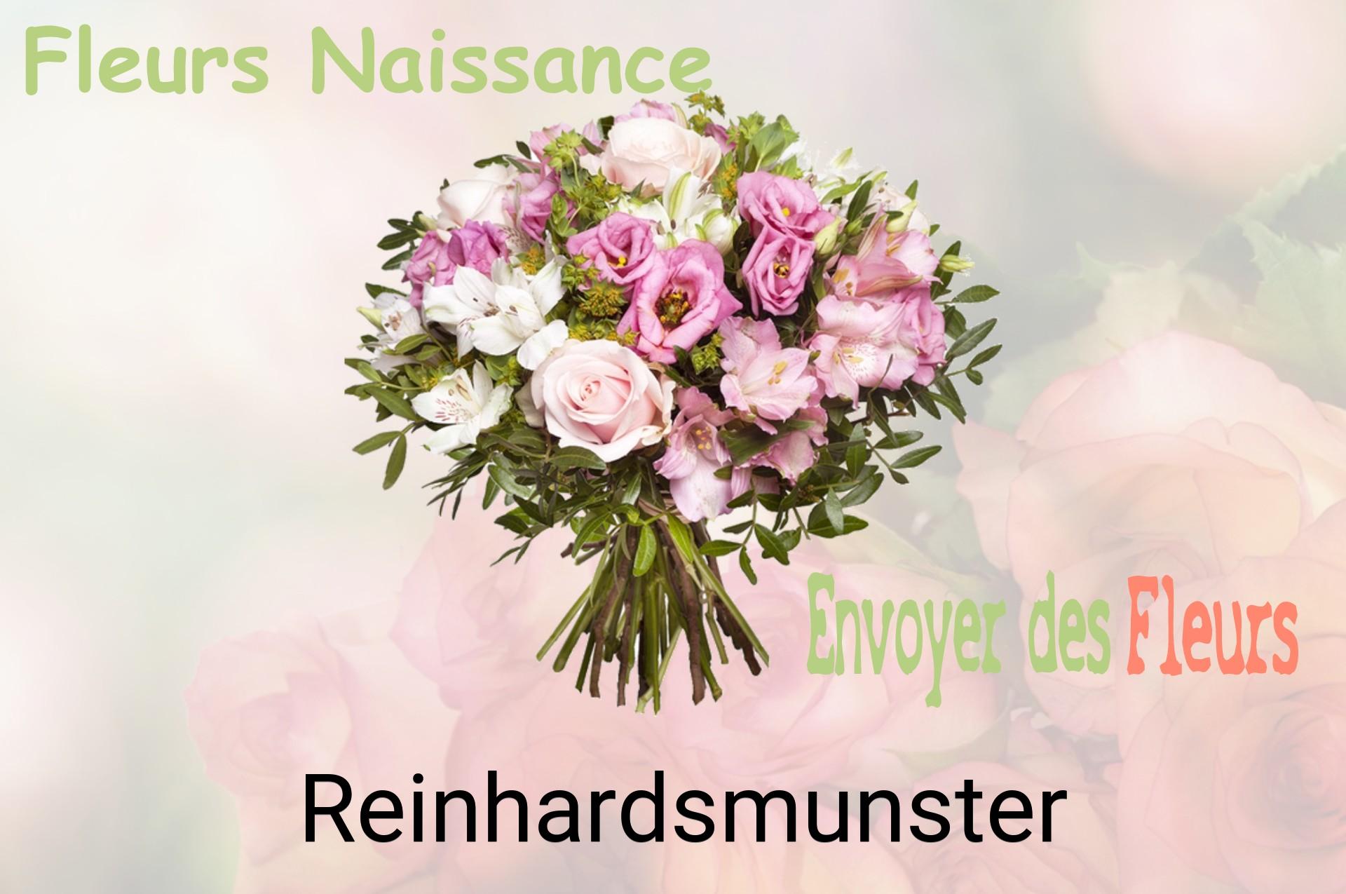 Bouquet de fleurs de naissance livré à Reinhardsmunster