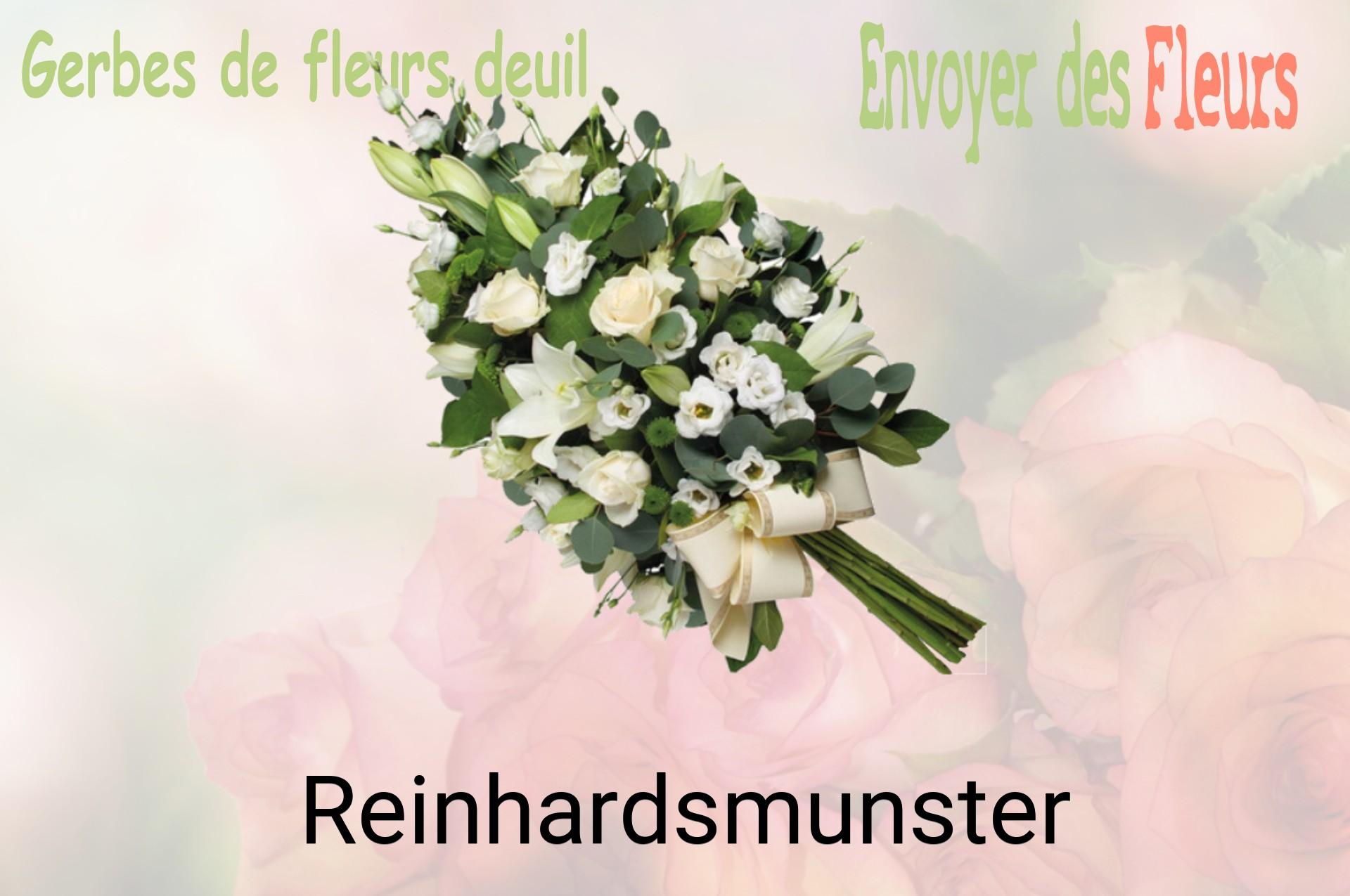 Gerbe de fleurs de deuil livrée à Reinhardsmunster